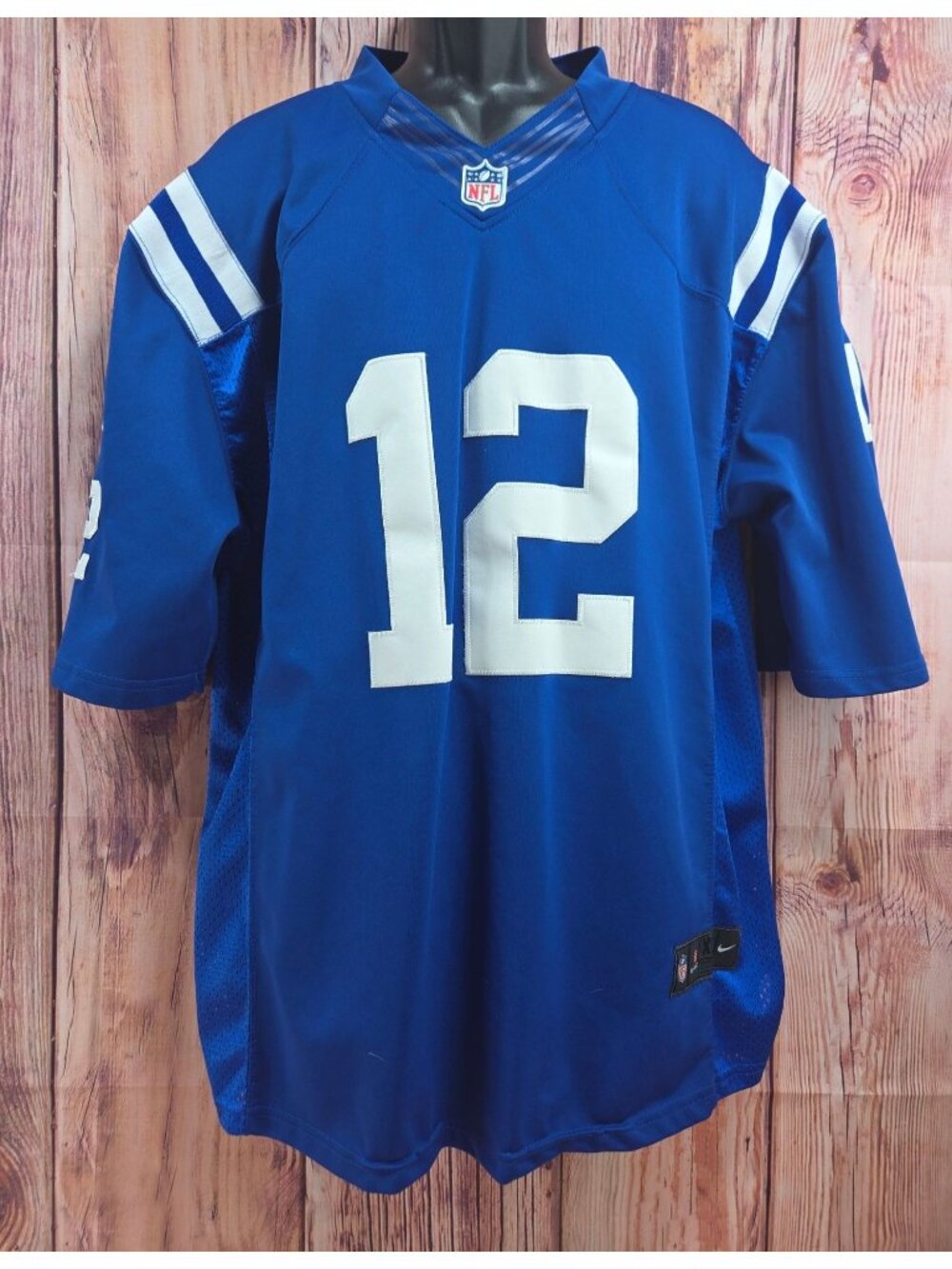 Andrew Luck 12 Indianapolis Colts Blue NFL Nike Jersey XXL